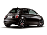 Fiat 500 Matt Black 2010–12 images