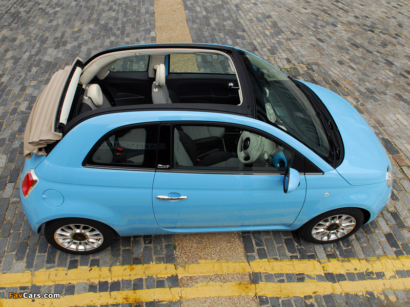 Fiat 500C TwinAir UK-spec 2010 images (800 x 600)