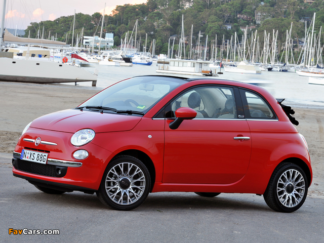 Fiat 500C AU-spec 2010 images (640 x 480)