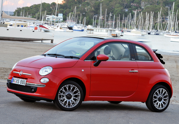 Fiat 500C AU-spec 2010 images