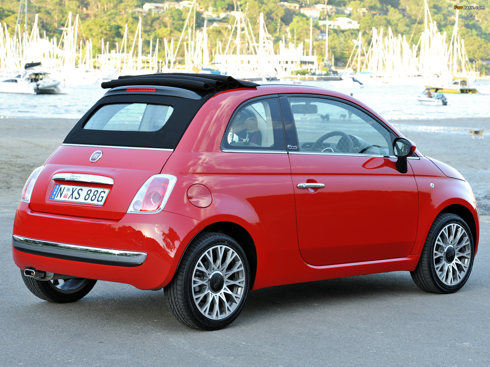 Fiat 500C AU-spec 2010 photos (1600 x 1200)