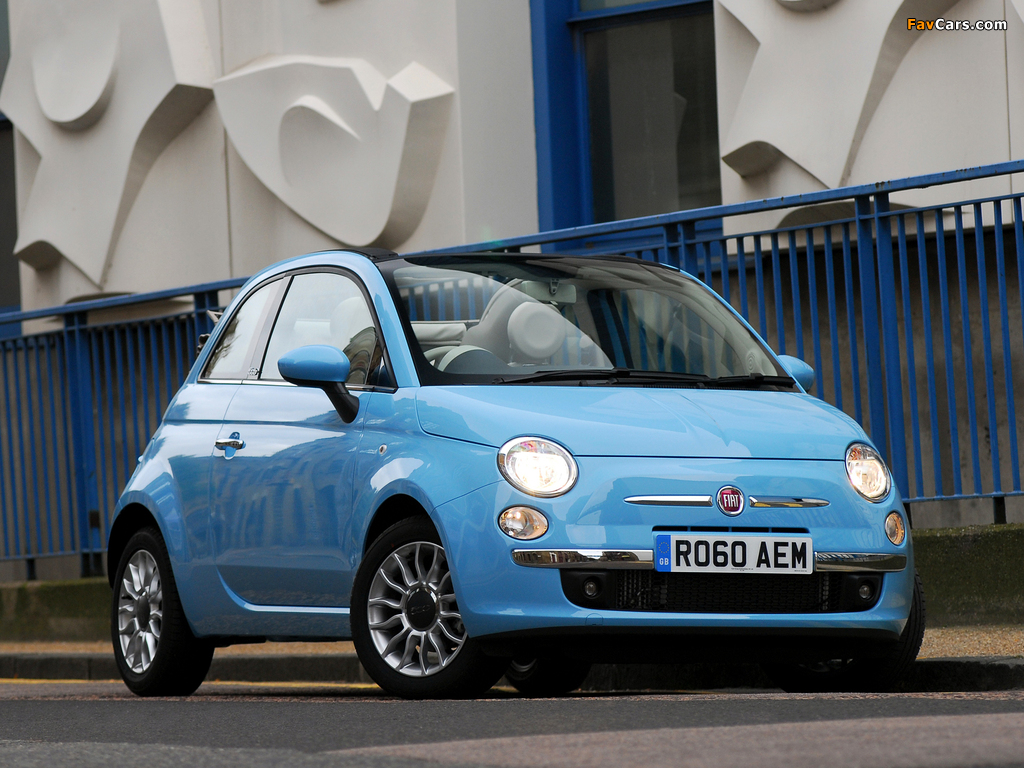 Fiat 500C TwinAir UK-spec 2010 photos (1024 x 768)