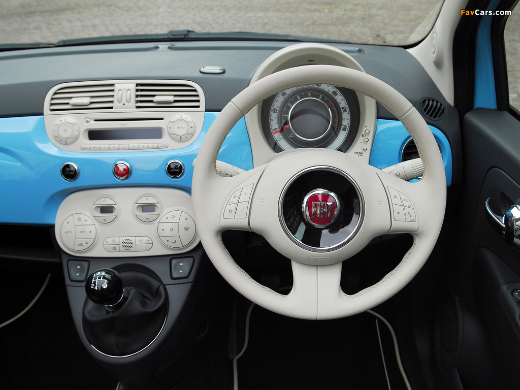 Fiat 500C TwinAir UK-spec 2010 pictures (1024 x 768)