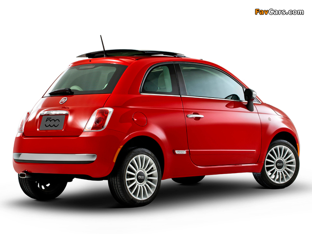 Fiat 500 Lounge Air BR-spec 2011 images (640 x 480)