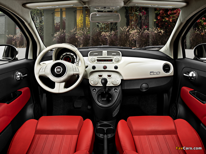 Fiat 500 Lounge US-spec 2011 images (800 x 600)