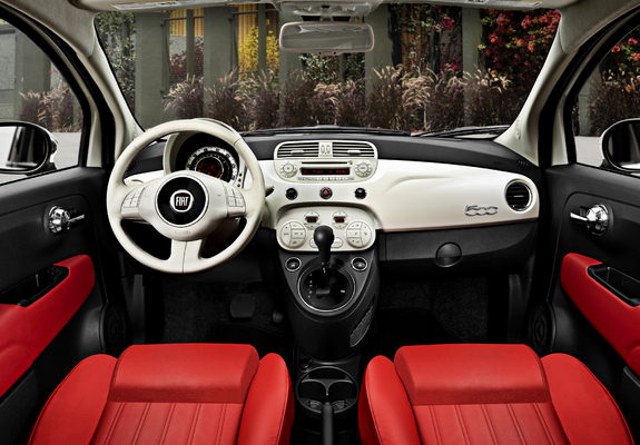 Fiat 500 Lounge US-spec 2011 images