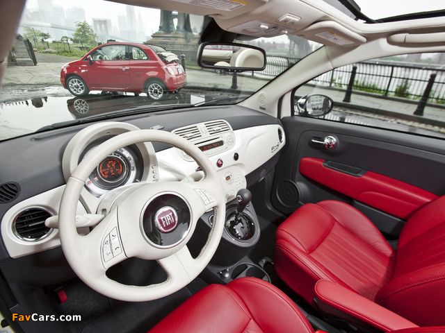 Fiat 500C Lounge US-spec 2011 images (640 x 480)