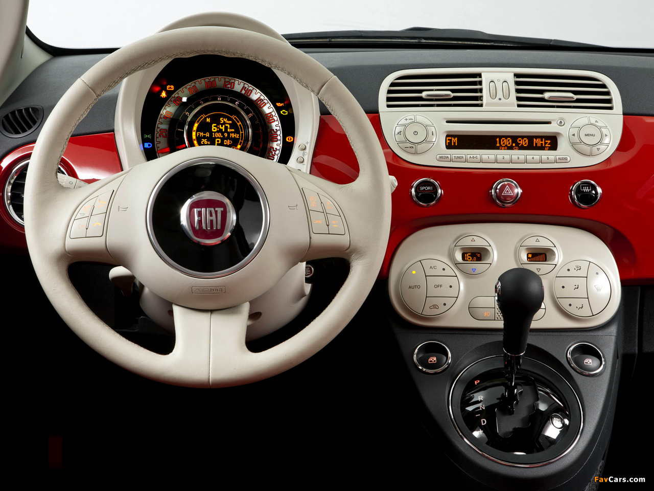 Fiat 500 Lounge Air BR-spec 2011 photos (1280 x 960)