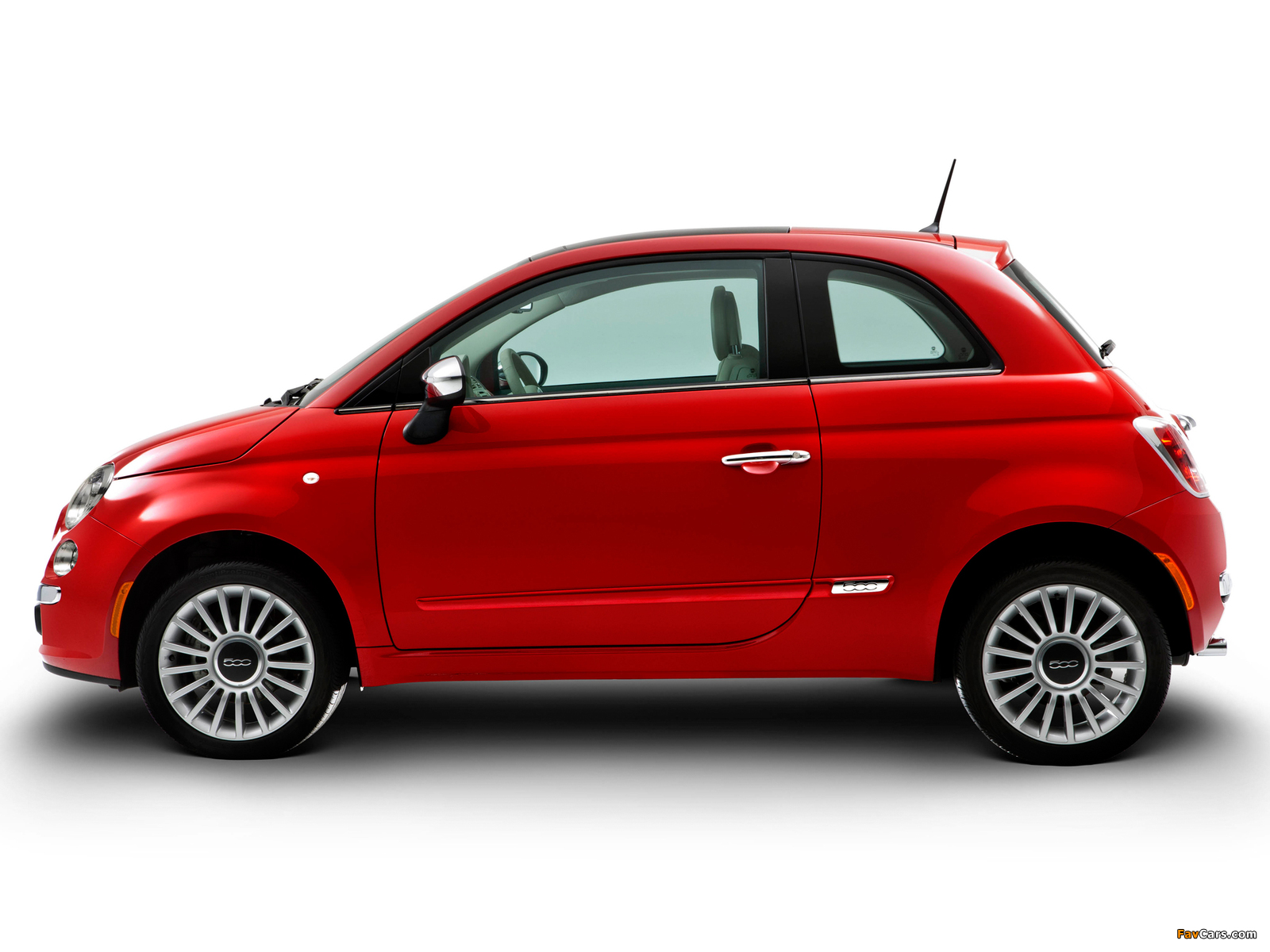 Fiat 500 Lounge Air BR-spec 2011 photos (1600 x 1200)