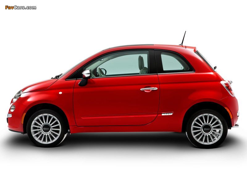 Fiat 500 Lounge Air BR-spec 2011 photos (800 x 600)