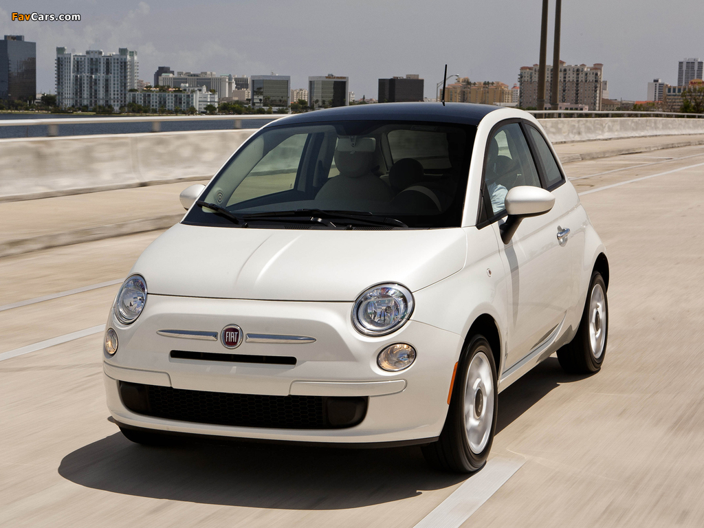 Fiat 500 Pop US-spec 2011 photos (1024 x 768)