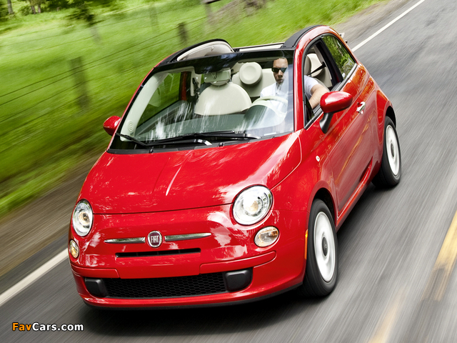 Fiat 500C Pop US-spec 2011 pictures (640 x 480)