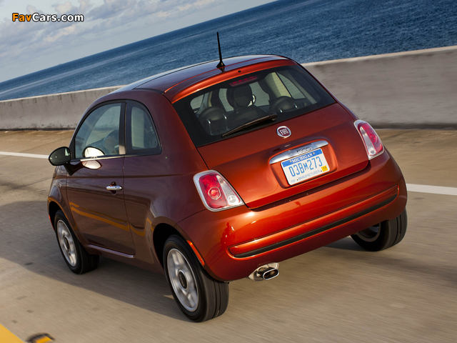 Fiat 500 Pop US-spec 2011 pictures (640 x 480)