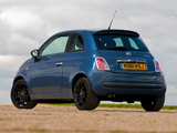 Fiat 500 TwinAir Plus UK-spec 2011 wallpapers