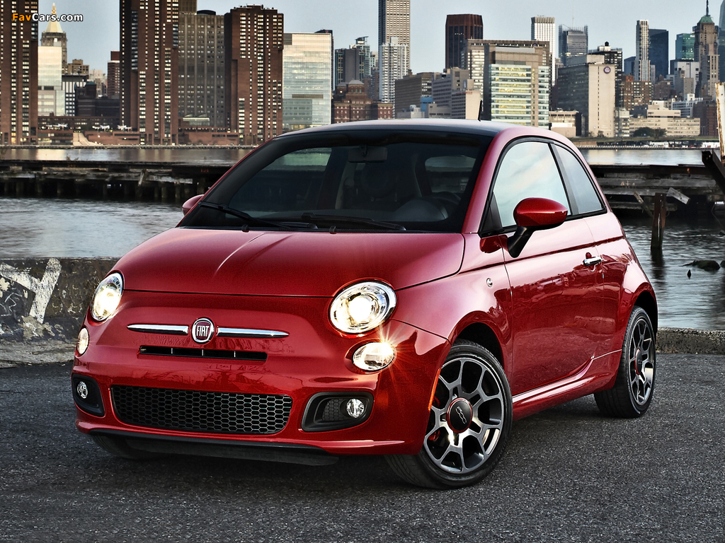 Fiat 500 Sport US-spec 2011 wallpapers (1024 x 768)