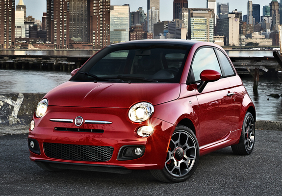 Fiat 500 Sport US-spec 2011 wallpapers