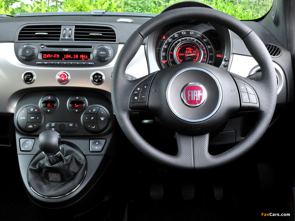 Fiat 500 TwinAir Plus AU-spec 2012 pictures (1024 x 768)