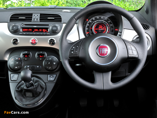 Fiat 500 TwinAir Plus AU-spec 2012 pictures (640 x 480)
