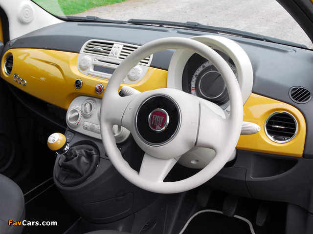 Fiat 500 Colour Therapy UK-spec 2012 wallpapers (640 x 480)