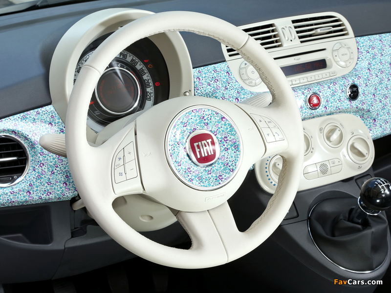 Fiat 500 Liberty Art Fabrics 2012–13 wallpapers (800 x 600)