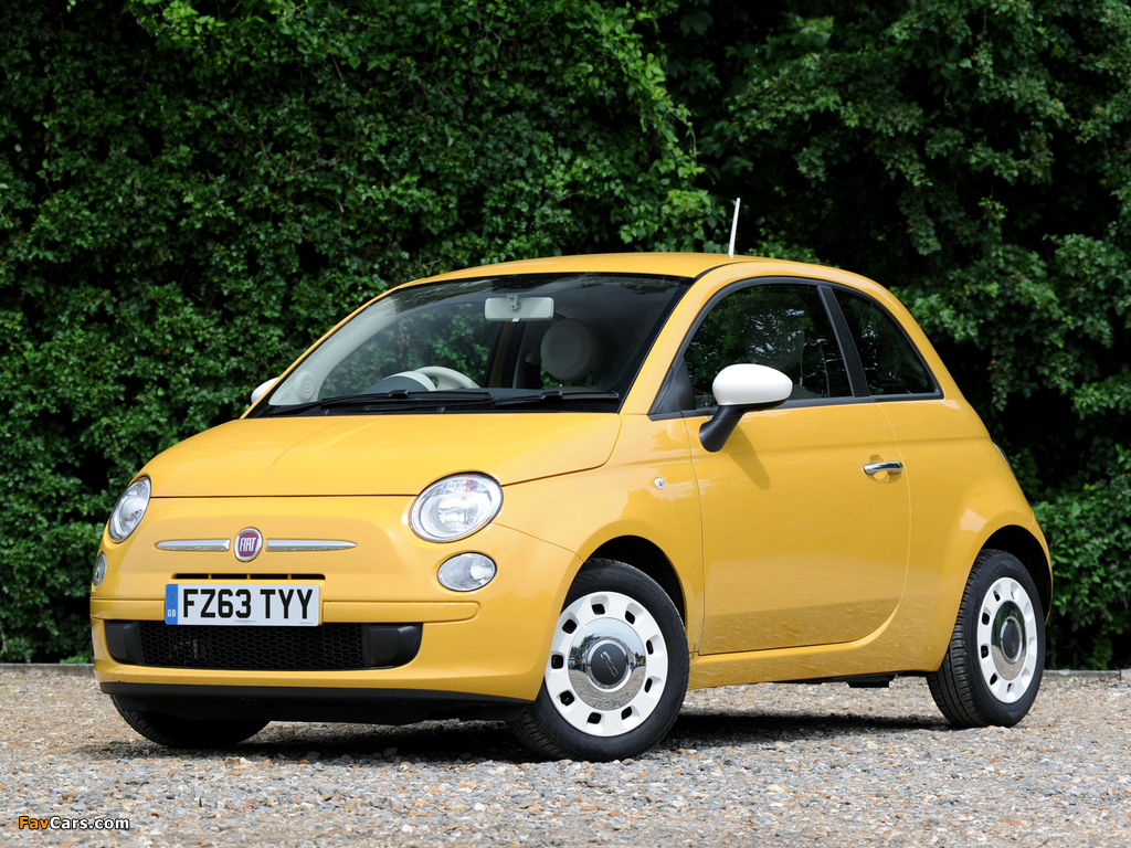 Fiat 500 Colour Therapy UK-spec 2012 wallpapers (1024 x 768)