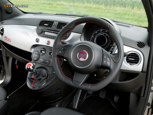 Fiat 500S UK-spec 2013 images (640 x 480)