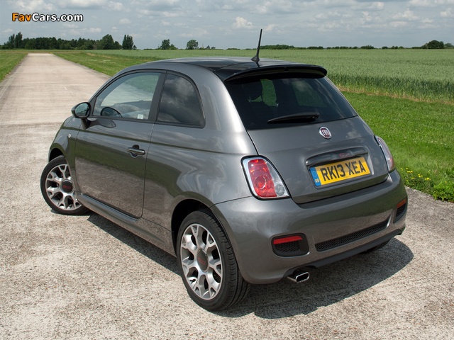 Fiat 500S UK-spec 2013 photos (640 x 480)