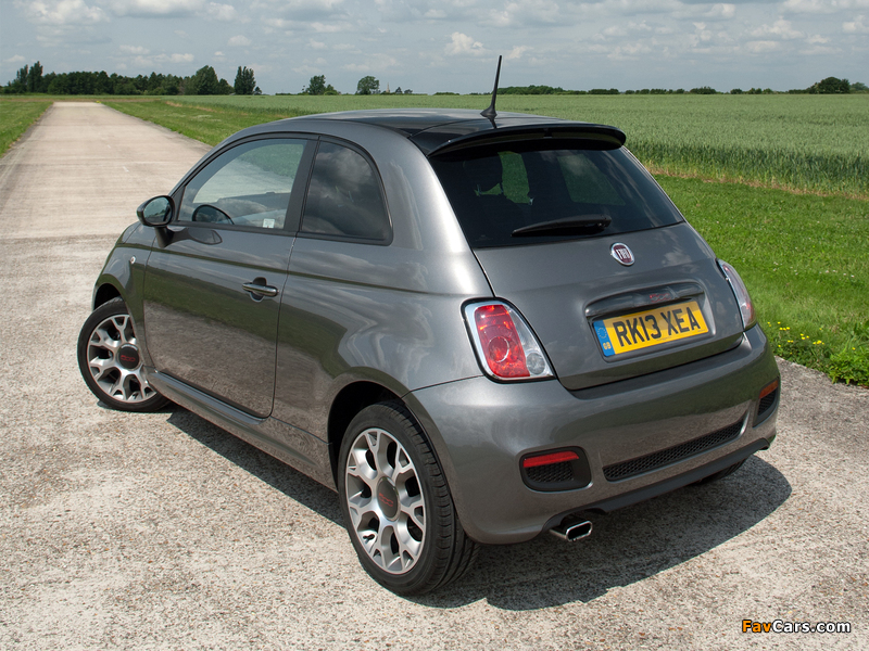 Fiat 500S UK-spec 2013 photos (800 x 600)