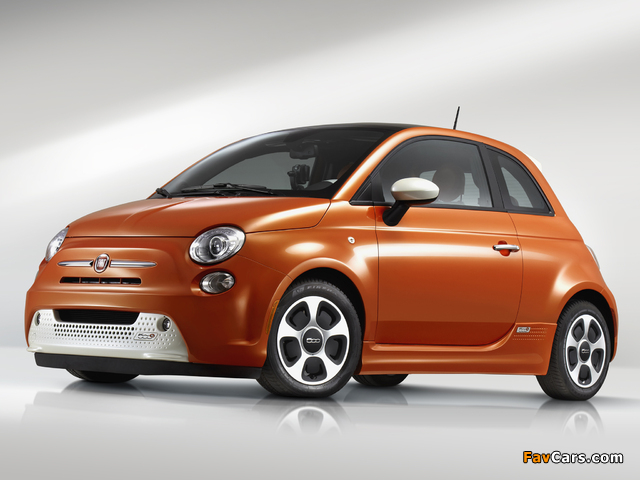 Fiat 500e 2013 photos (640 x 480)