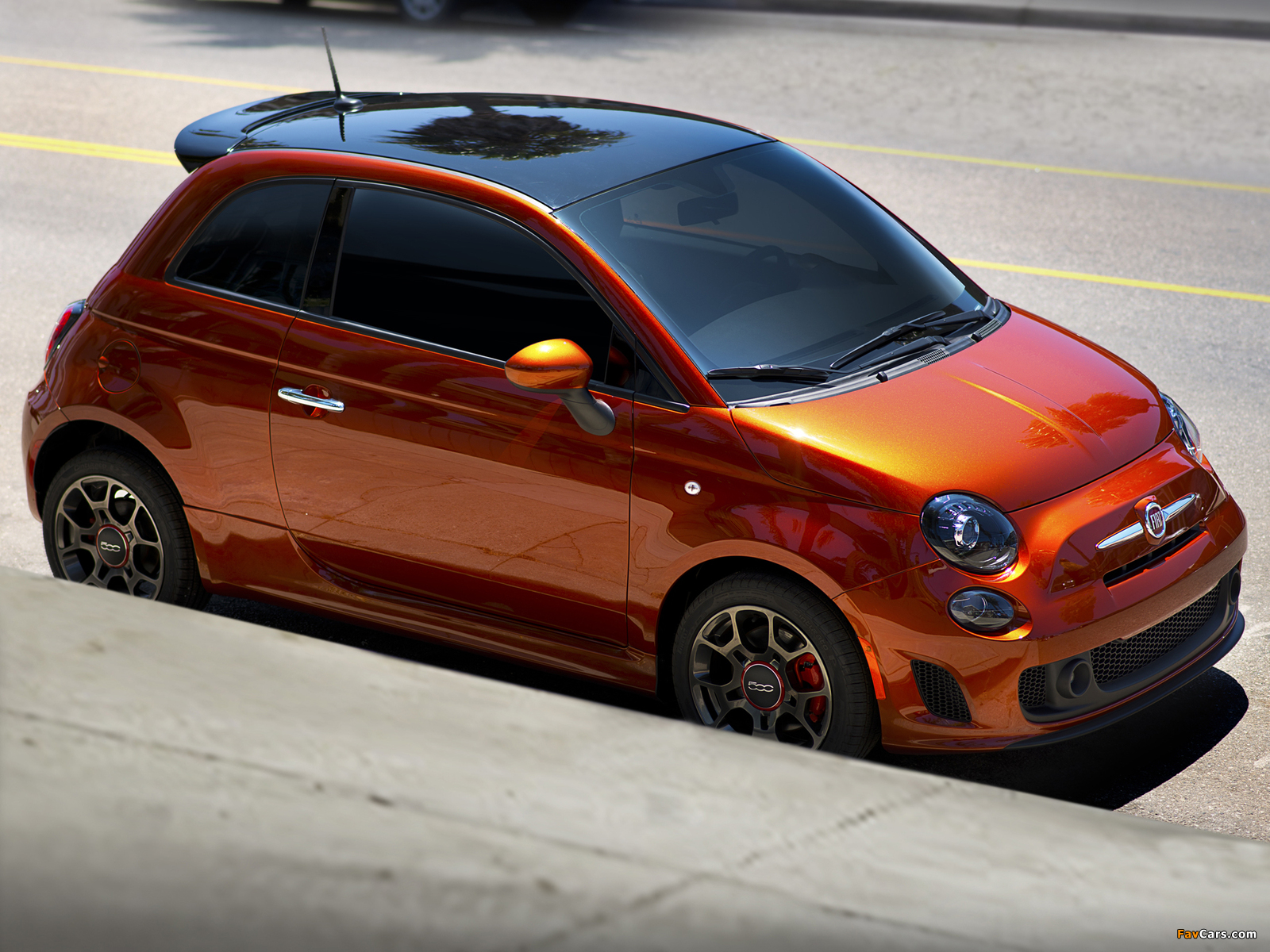 Fiat 500 Cattiva 2013 wallpapers (1600 x 1200)