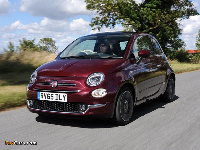 Fiat 500 UK-spec (312) 2015 images (640 x 480)