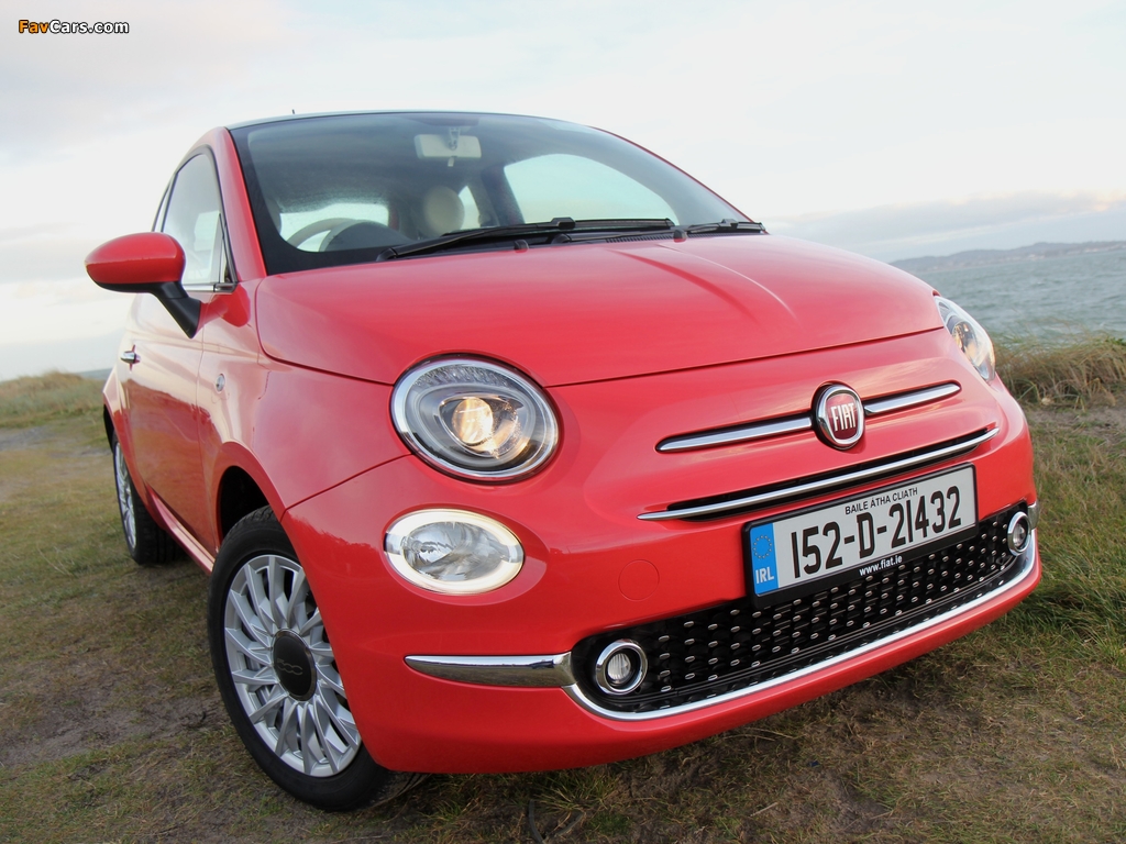 Fiat 500 UK-spec (312) 2015 images (1024 x 768)