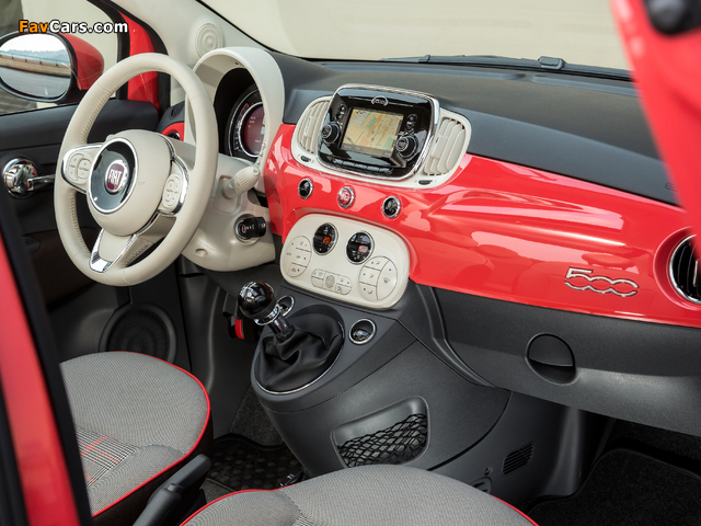 Fiat 500 (312) 2015 images (640 x 480)