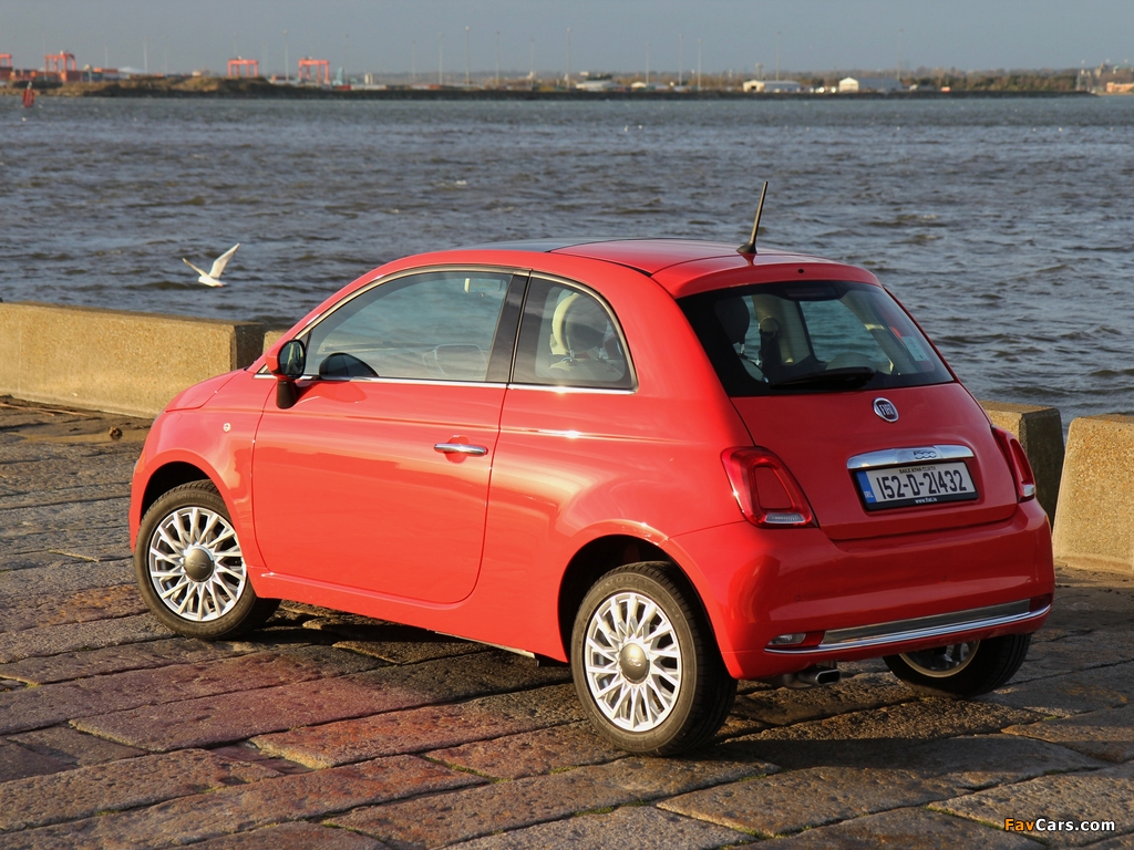 Fiat 500 UK-spec (312) 2015 pictures (1024 x 768)