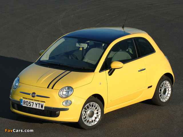 Images of Fiat 500 UK-spec 2008 (640 x 480)
