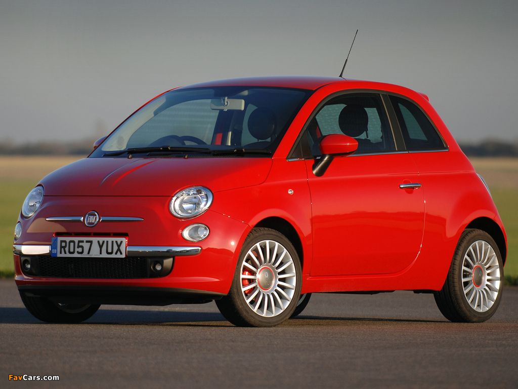 Images of Fiat 500 UK-spec 2008 (1024 x 768)