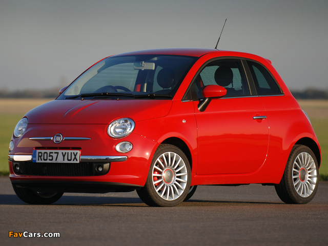 Images of Fiat 500 UK-spec 2008 (640 x 480)