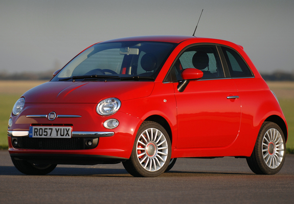 Images of Fiat 500 UK-spec 2008