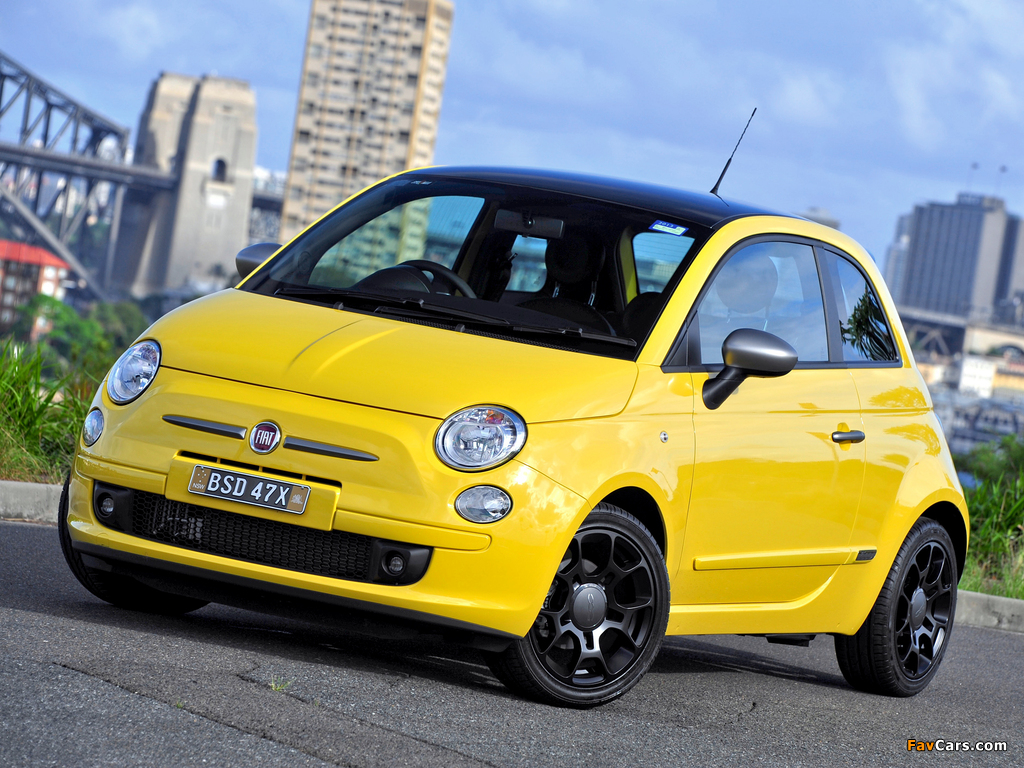 Images of Fiat 500 TwinAir Plus AU-spec 2012 (1024 x 768)