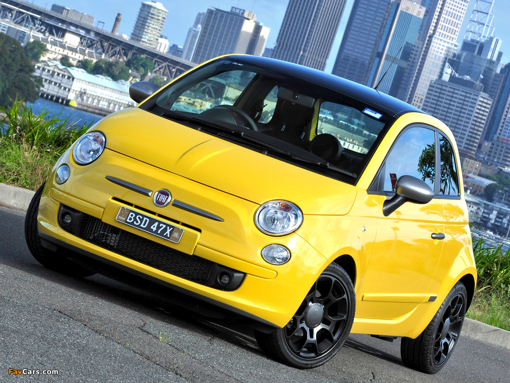 Images of Fiat 500 TwinAir Plus AU-spec 2012 (1024 x 768)