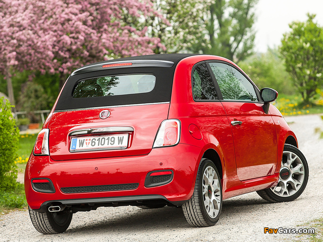 Images of Fiat 500S Cabrio 2013 (640 x 480)