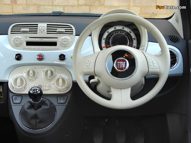 Photos of Fiat 500 UK-spec 2008 (640 x 480)
