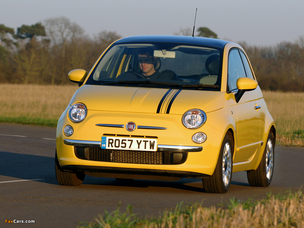 Photos of Fiat 500 UK-spec 2008 (1024 x 768)