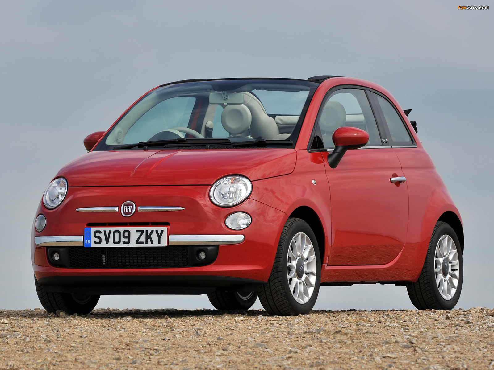 Photos of Fiat 500C UK-spec 2009 (1600 x 1200)