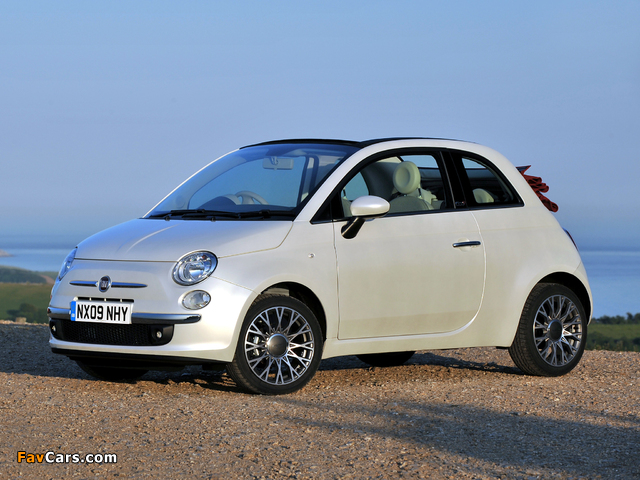 Photos of Fiat 500C UK-spec 2009 (640 x 480)