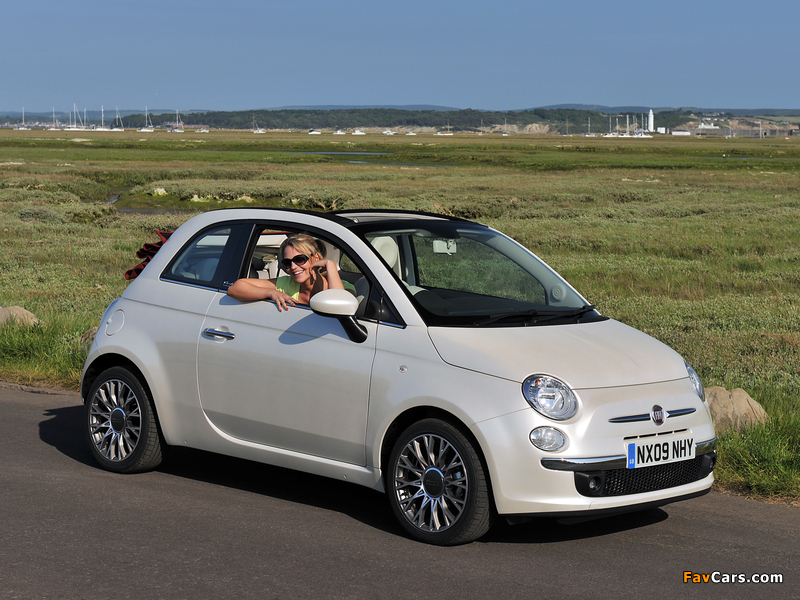 Photos of Fiat 500C UK-spec 2009 (800 x 600)