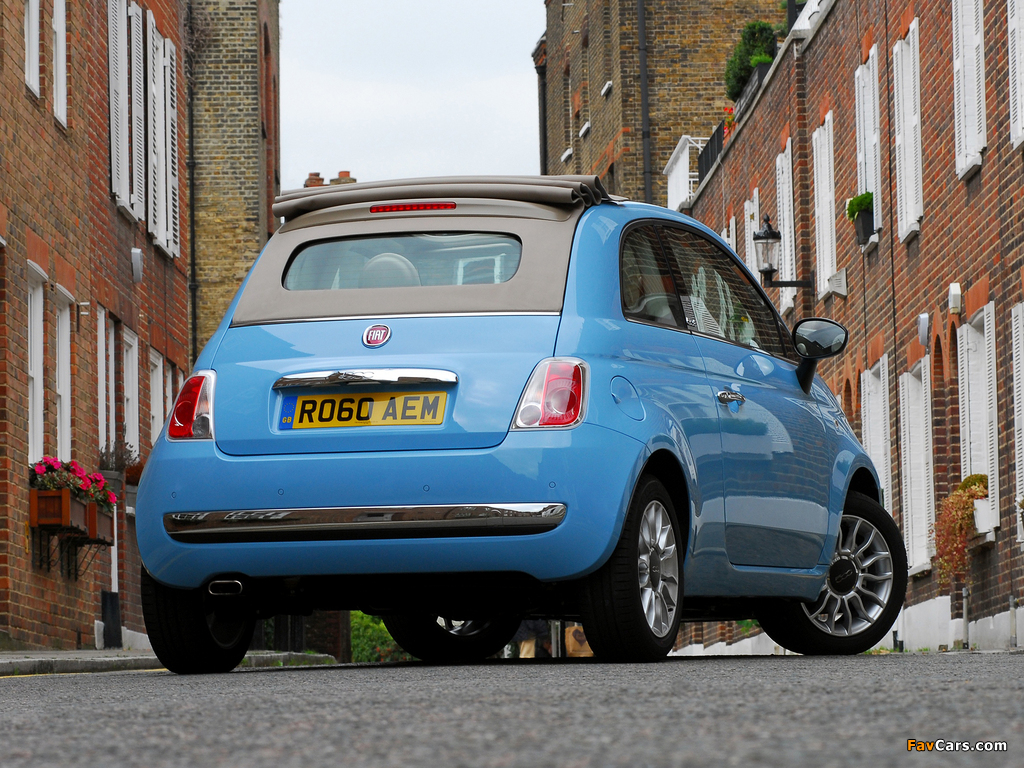 Photos of Fiat 500C TwinAir UK-spec 2010 (1024 x 768)