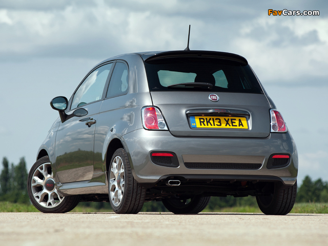 Photos of Fiat 500S UK-spec 2013 (640 x 480)