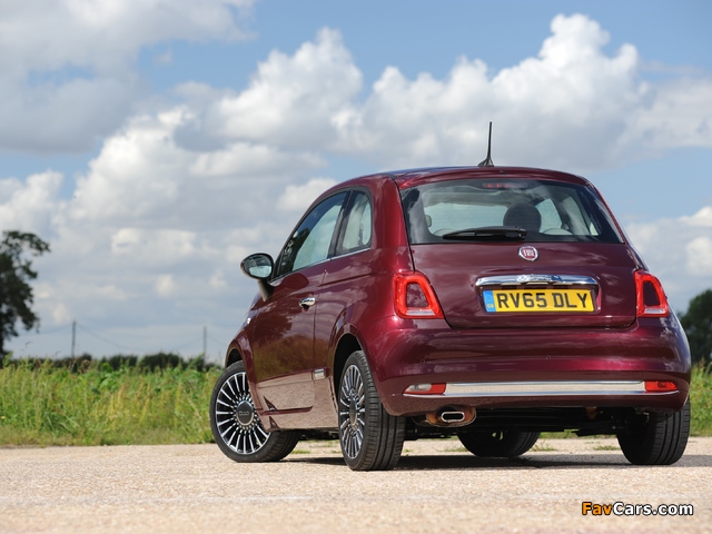 Photos of Fiat 500 UK-spec (312) 2015 (640 x 480)