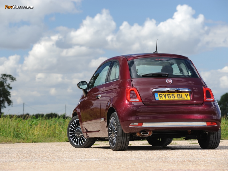 Photos of Fiat 500 UK-spec (312) 2015 (800 x 600)
